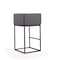 Manhattan Comfort Embassy Barstool in Grey and Black BS018-GY - alternate 4